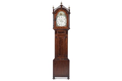 Lot 667 - A Victorian mahogany 8-day longcase clock