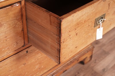 Lot 14 - A Victorian Pine Linen Press