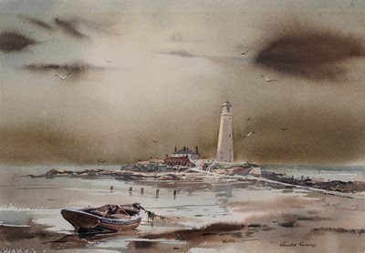 Lot 818 - Ronald Lambert Moore - St Mary's Island, off Whitley Bay | watercolour