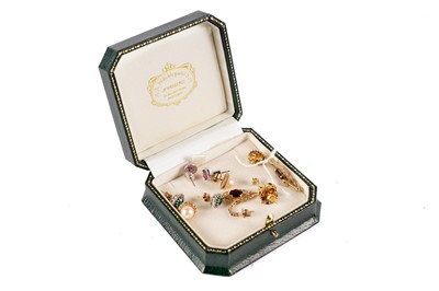 Lot 560 - A collection of gold and other earrings