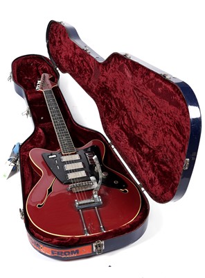 Lot 271 - A Jolana Tornado vintage Czechoslovakian guitar