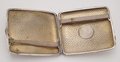 Lot 619 - Early 20th Century cigarette case, a pin dish and a bon bon dish