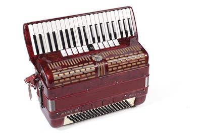 Lot 166 - A Midi 411 Musette 120 bass piano accordion
