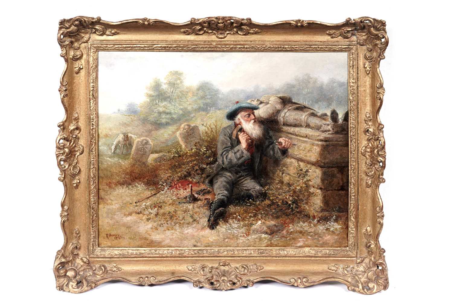 Lot 85 - Ralph Hedley - The Scottish Stonemason | oil