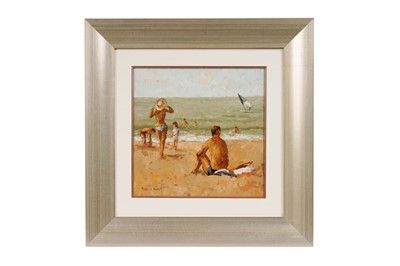 Lot 93 - Michael Ewart - Sandcastles and Surf | oil