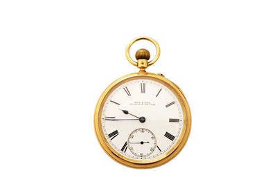 Lot 1025 - Reid & Sons, Newcastle upon Tyne: an 18ct yellow gold cased open face pocket watch