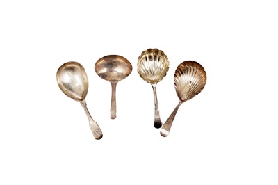 Lot 1569 - Four caddy spoons