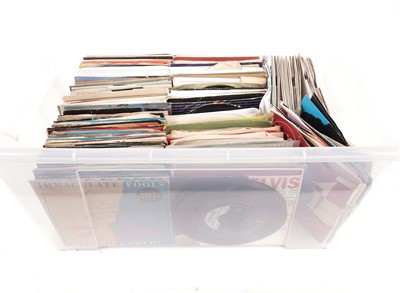 Lot 157 - A box of mixed 7" singles