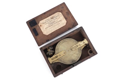 Lot 459 - A 19th Century brass miner's dial, by John Cail, Newcastle