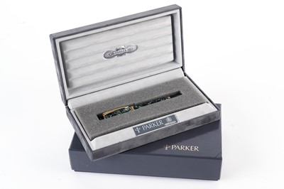 Lot 413 - A boxed Parker Duofold fountain pen with gold nib