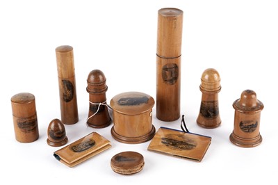 Lot 169 - A collection of Mauchline Ware