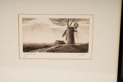Lot 33 - Leo Wyatt - Norfolk, Norfolk 2, and A Norfolk Mill | etchings