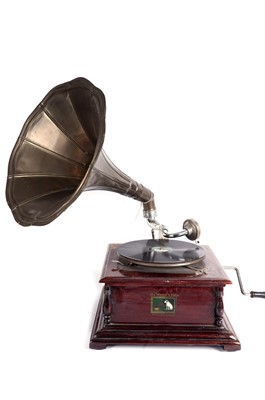 Lot 95 - HMV Gramophone with horn