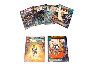 Lot 516 - Punisher Magazines by Marvel/Curtis