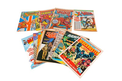 Lot 334 - British Comics by Marvel and DC