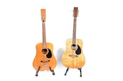 Lot 23 - Two 12-string acoustic guitars
