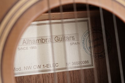 Lot 279 - An Alhambra NW CW 1-Elec guitar