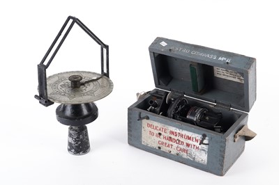 Lot 454 - An Astro Compass Mk2; and a marine compass by Weilbach & Co