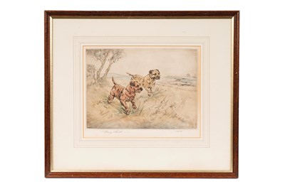 Lot 4 - Henry Wilkinson - Border Terriers | limited edition etching