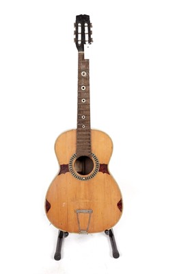 Lot 18 - A gypsy-style parlour guitar