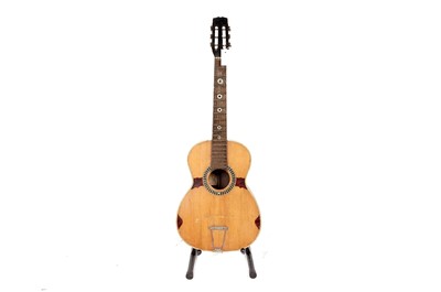 Lot 18 - A gypsy-style parlour guitar