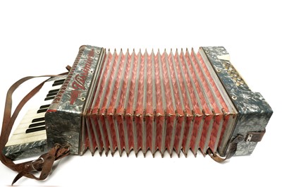 Lot 1 - Empress 19-button Melodeon, and an Accordion