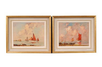 Lot 96 - E. Nanthem - A Pair of French Marine Views | oil on panel