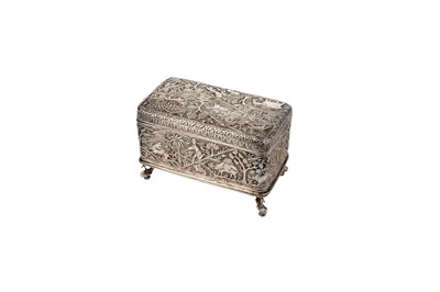 Lot 1395 - A late 19th Century Indian casket