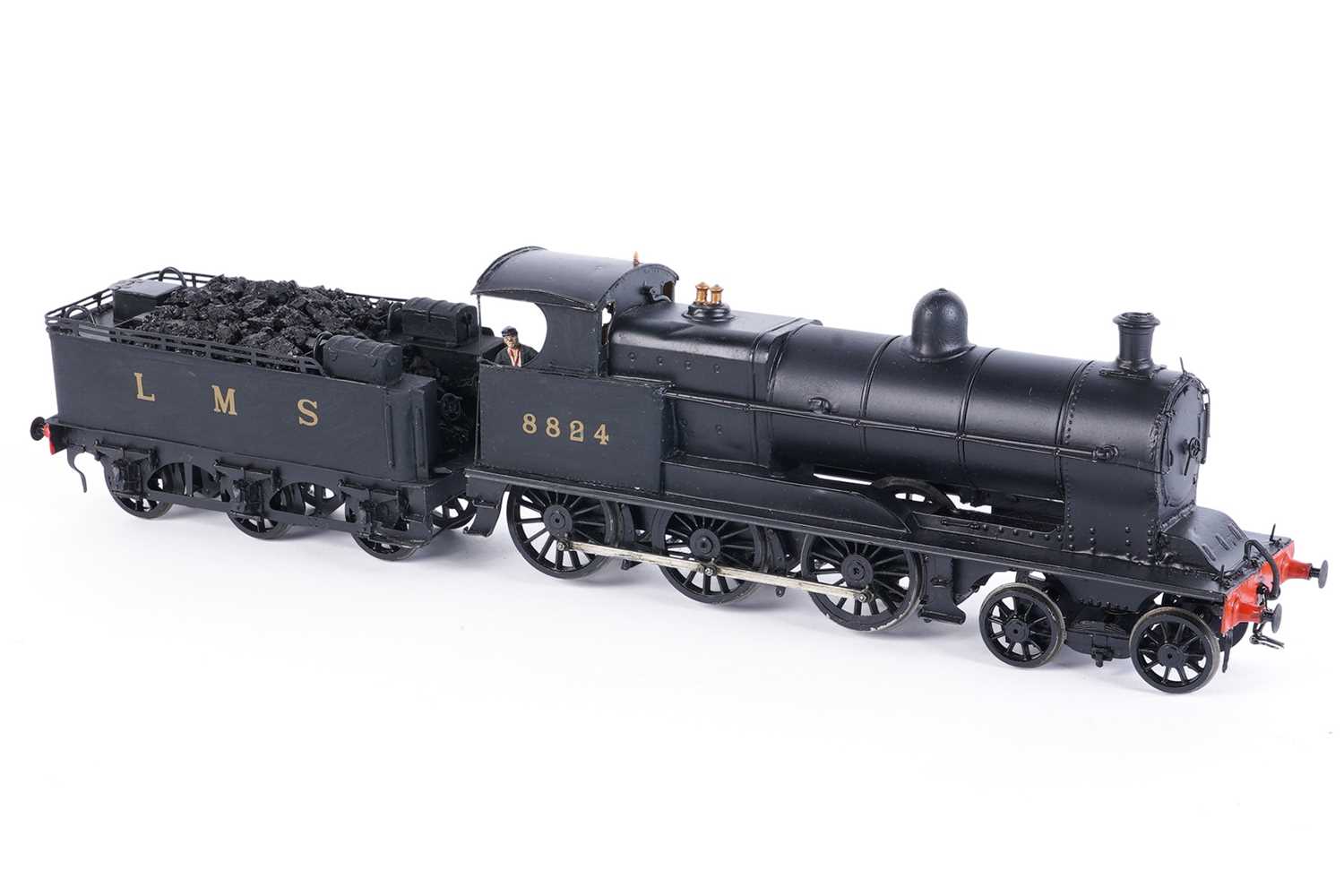 Lot 8 - A metal kit-built 0-gauge 4-6-0 locomotive and six-wheel tender