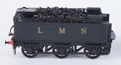 Lot 8 - A metal kit-built 0-gauge 4-6-0 locomotive and six-wheel tender