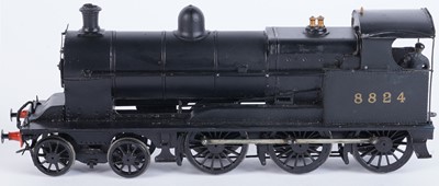 Lot 8 - A metal kit-built 0-gauge 4-6-0 locomotive and six-wheel tender