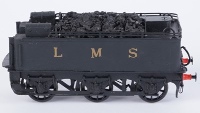 Lot 8 - A metal kit-built 0-gauge 4-6-0 locomotive and six-wheel tender