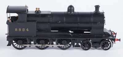 Lot 8 - A metal kit-built 0-gauge 4-6-0 locomotive and six-wheel tender