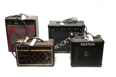 Lot 58 - Four guitar practice amplifiers