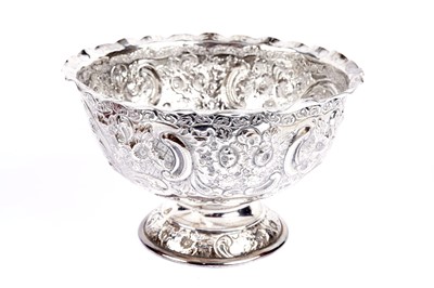 Lot 821 - A silver rose bowl, by Z Barraclough & Sons