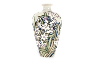 Lot 902 - Moorcroft limited edition Hyacinth pattern vase, signed