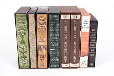 Lot 252 - A collection of Folio Society books primarily relating to history