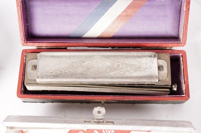 Lot 6 - A selection of harmonicas