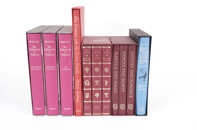Lot 255 - A collection of Folio Society books relating to literature and history