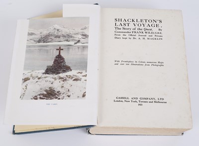 Lot 35 - Commander Frank Wild C.B.E, Shackleton's Last Voyage