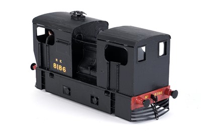 Lot 51 - A metal kit-built 0-gauge 0-4-0 Sentinel locomotive