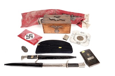 Lot 504 - A selection of German WWII style collectibles