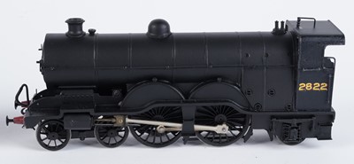 Lot 55 - A metal kit-built 0-gauge 4-4-2 locomotive and six-wheel tender