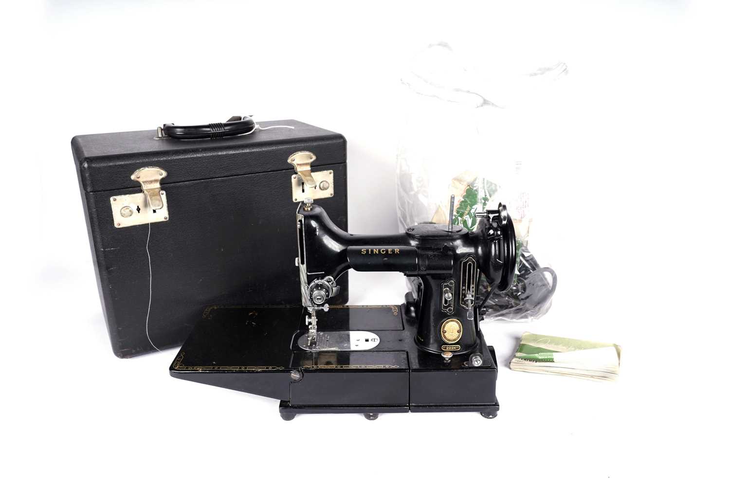 Lot 541 - A Singer 222K sewing machine