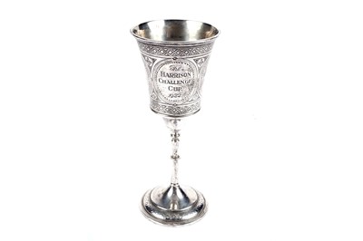 Lot 766 - A Victorian silver trophy cup, with later 'Harrison Challenge Cup' inscription