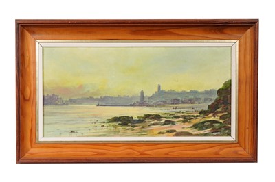 Lot 105 - Terence McArdle - Golden Hour North Shields | oil