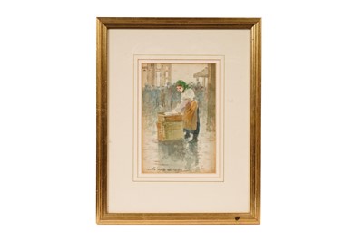 Lot 53 - Victor Noble Rainbird - Fisherwoman | watercolour