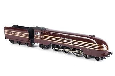 Lot 69 - A metal kit-built 0-gauge 4-6-2 locomotive and six-wheel tender