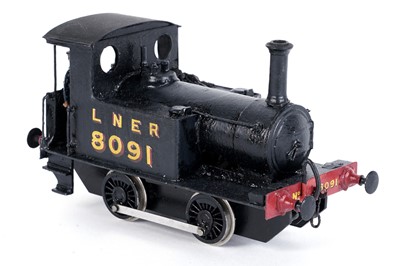 Lot 78 - A metal kit-built 0-gauge 0-4-0 locomotive
