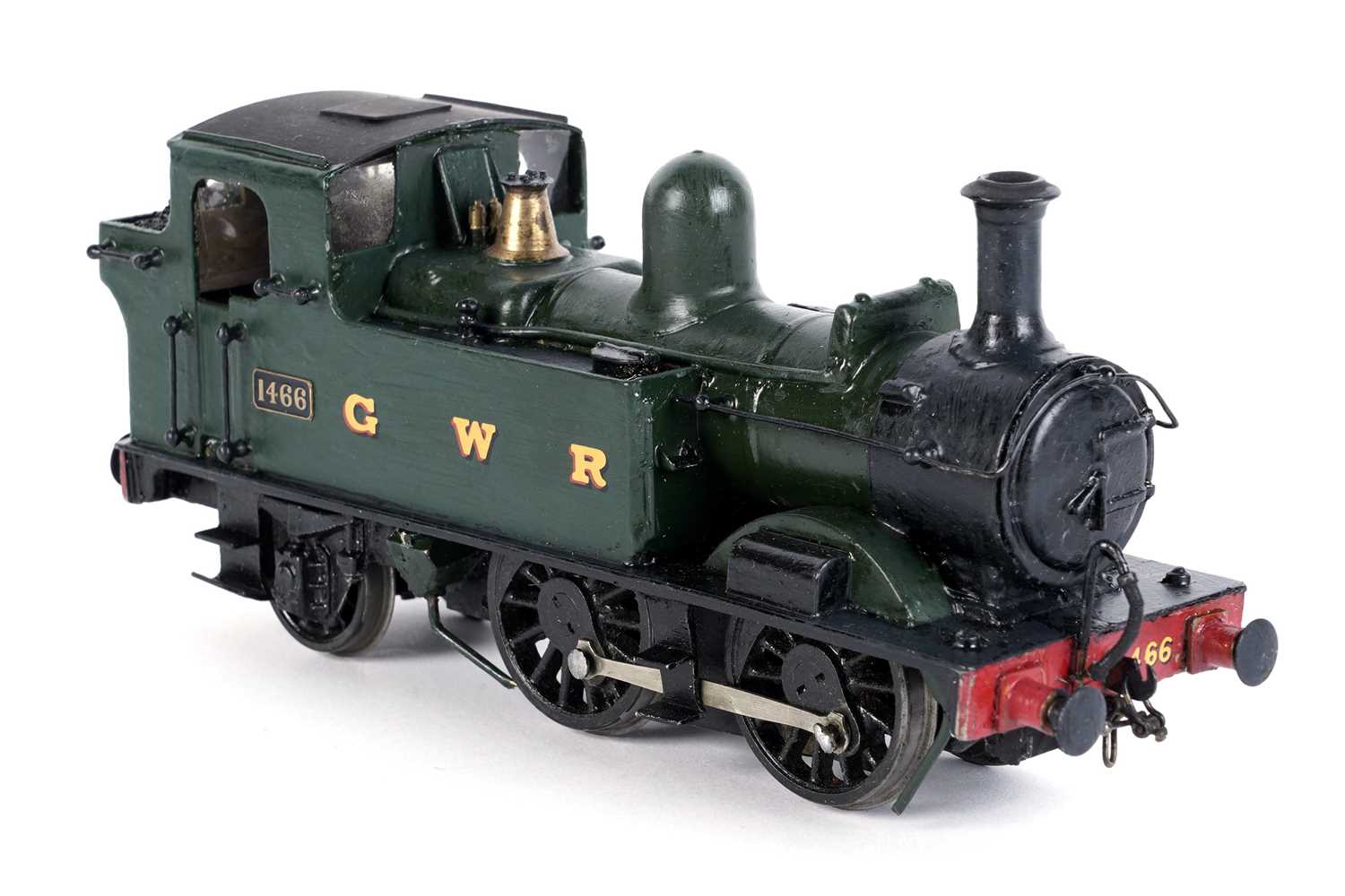 Lot 80 - A metal kit-built 0-gauge 0-4-2 locomotive